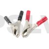 Q-C-0030  Quantum Crocodile Clips Large Red and Black  